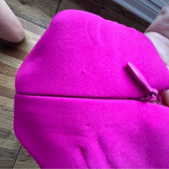 NWT Express Skort Hot Pink Fuschia Women’s Sz M Party Glam Streetwear Barbiecore - Picture 11 of 11